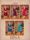 Bina By Aanchi Roman Silk Straight Embroidered Kurti Best Wholesale Shop In Surat